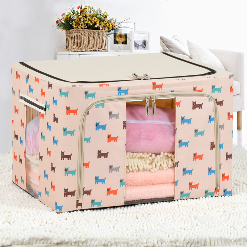 牛津布收纳箱大号可折叠收纳盒装衣被子玩具超大整理箱批发储物详情36