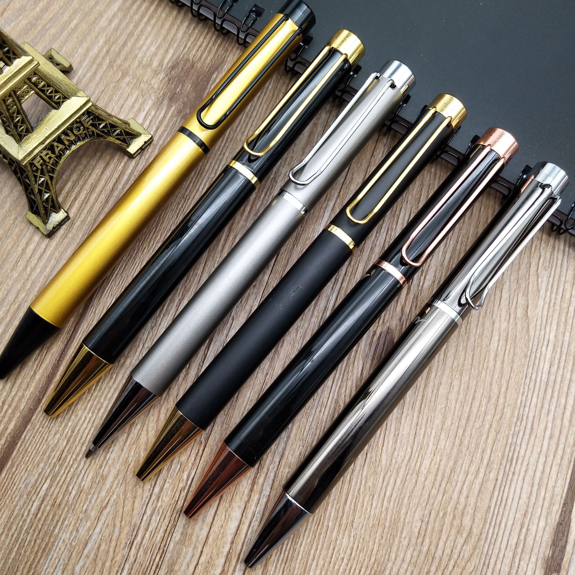 Wholesale of new metal ballpoint pens, advertising pens, rotary ballpoint pens and gift pens from the manufacturer pic 1