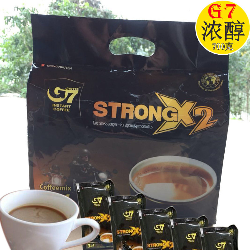 越南中原G7浓醇咖啡3合1速溶1.2kg三合一特浓咖啡粉新品浓郁详情4