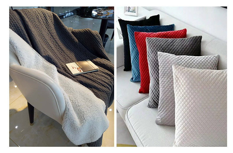 Knitted jacquard fabric lumbar support seat cushion, dining chair cushion, sponge seat cushion, sitting chair backrest, comfortable and anti-slip, for home and office use pic 7