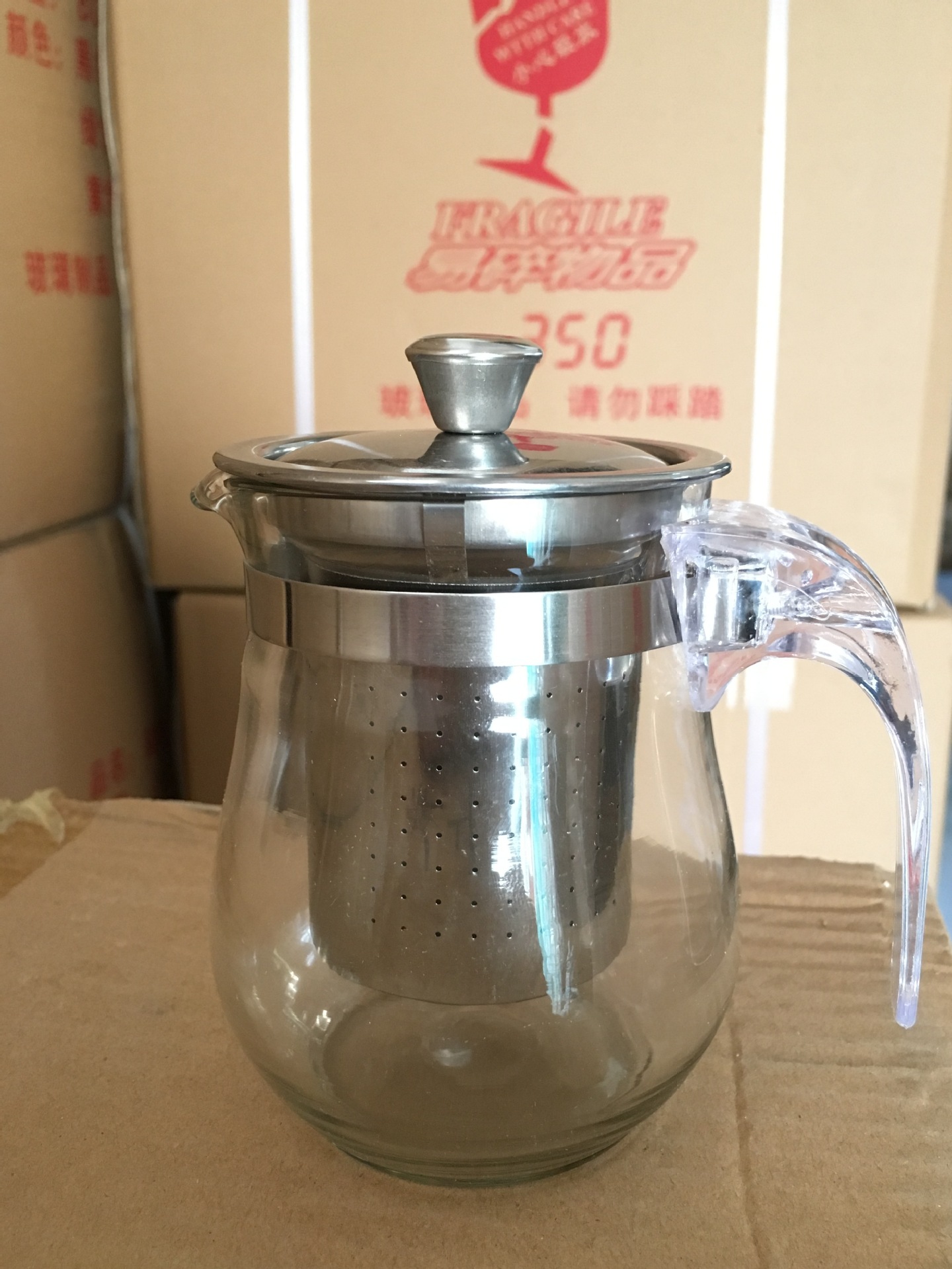 Chenbaiyi Piaoyi Teapot 350ML, Tea Fun Cup, heat-resistant glass Piaoyi Cup, Tea Ceremony Cup, Teapot manufacturer pic 1