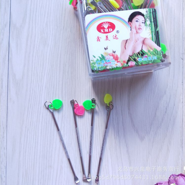 【 Zone 1-4 】【 Heart-shaped Pendant Ear Scoop 】100 yuan per bottle 12,800 yuan per box Ear scoop Metal Ear scoop Key Pendant ear scoop Ear scoop Box Ear picking Small commodity supply 1 yuan product pic 7