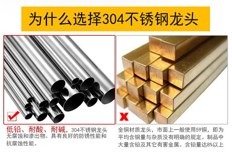 304 stainless steel brushed cold and hot bathroom, single-hole small waist, bathroom washbasin, washbasin faucet pic 4