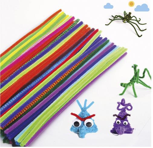 多规格超密扭扭棒玩具幼儿园DIY益智制作毛绒条儿童手工材料配件详情5