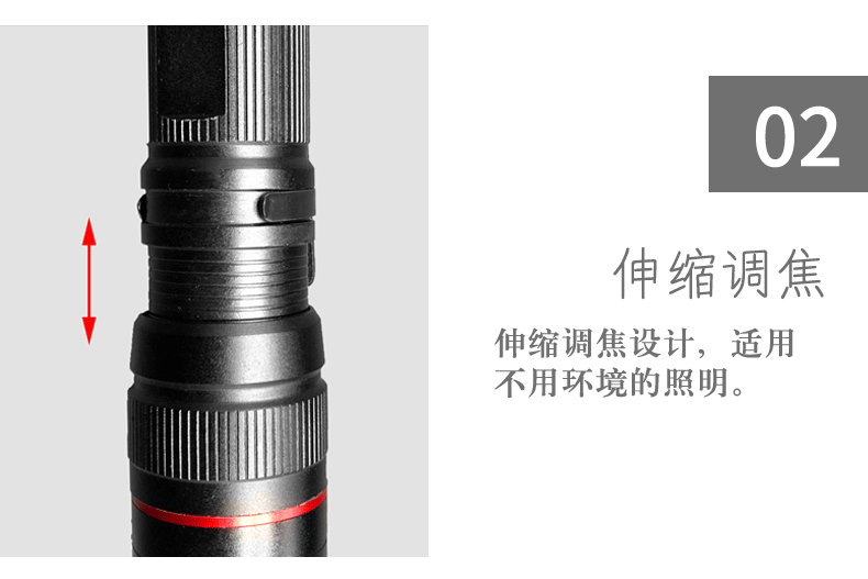 The best-selling multi-functional household flashlight Mini Q5 outdoor high-intensity flashlight with high-brightness illumination and adjustable focus pic 9