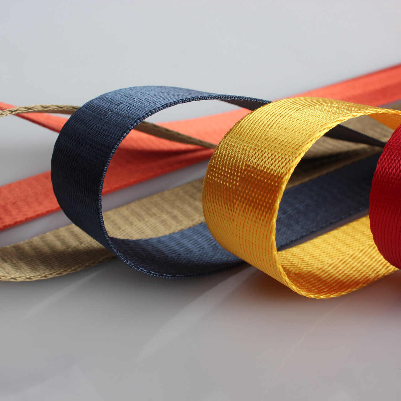 Deli Webbing Factory offers polyester imitation nylon webbing, hermetic tent backpack straps, luggage accessories, and outdoor safety belts pic 16