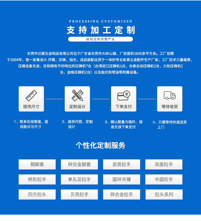 Long-term stock of four-sided handles for American-style antique furniture, hardware handles, zinc alloy cabinet drawer handles pic 13