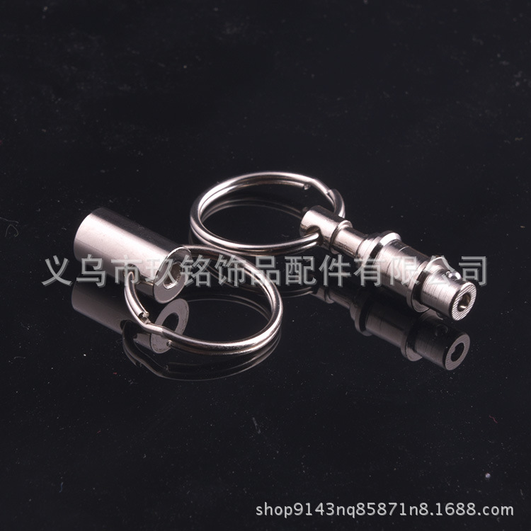 Factory direct sales of iron detachable buckles, outdoor mother-and-child buckles, detachable double-ring keychains, and creative double-ended buckles pic 8