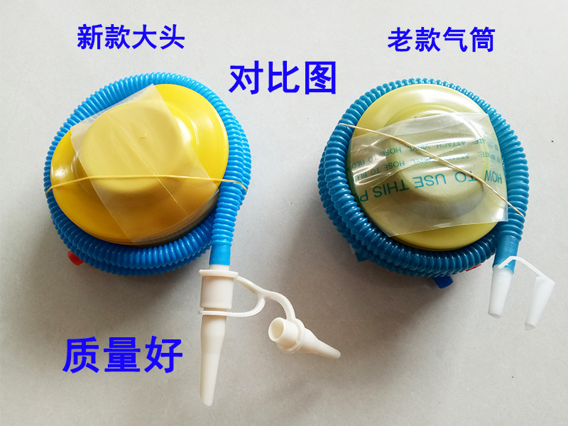 厂家批发塑料打气泵充气玩具打气筒脚踩气筒现货四寸脚踩泵详情3