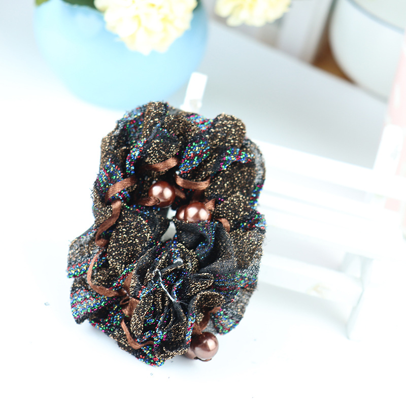 Wholesale of hairstyles, hair ties, lace hair ties and accessories for 1 yuan. Small commodity supply wholesale pic 12