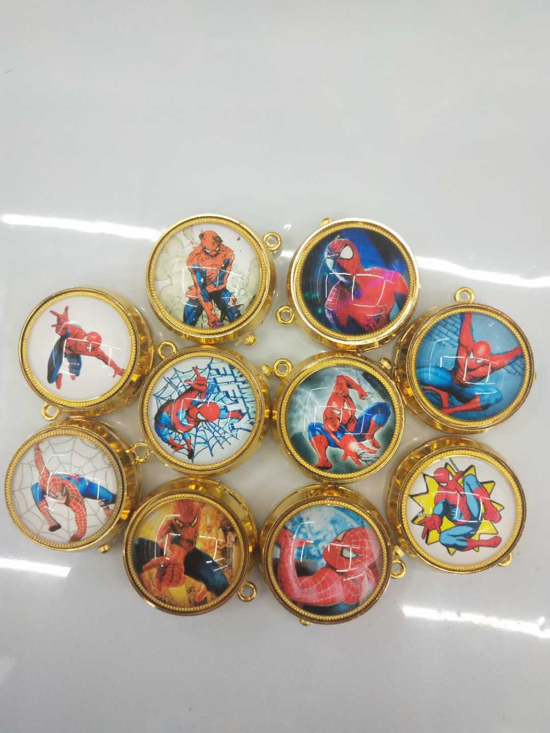 Wholesale of golden rotating anime cartoon wall watch gyroscope rotating pocket watch pic 26