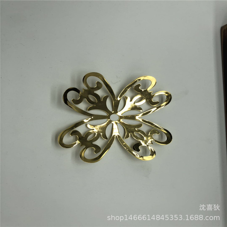 四叶花铁艺秀禾手捧花扇子喜庆工艺礼品包装配件手工DIY厂家供应详情5