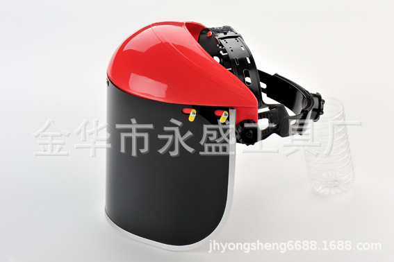 厂家直销防护面罩PC面屏钢丝面屏豪华内衬有CE证书可更换面屏详情2