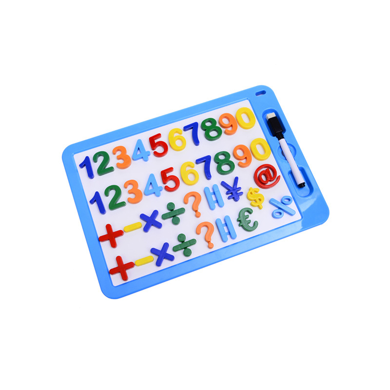 厂家供应早教数字符号拼图磁性数字符号37PCS吸卡装立体拼图玩具详情12