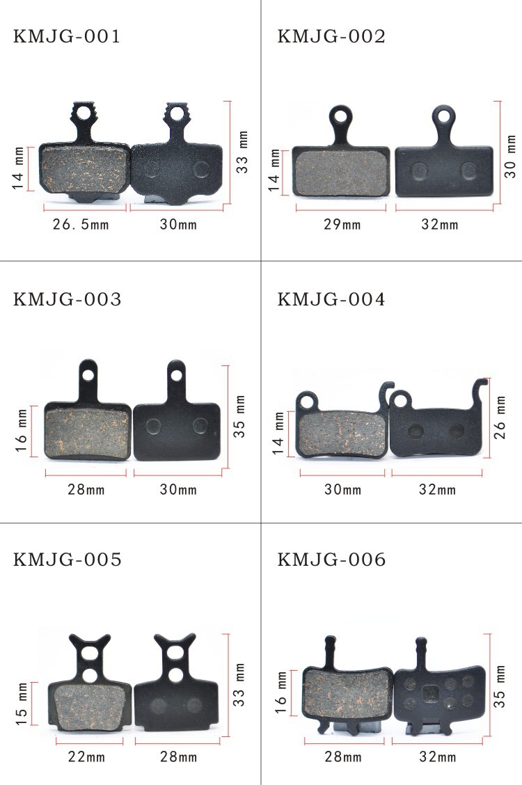 Mountain bike disc brake pads M446/M315 resin semi-metallic oil disc brake accessories electric bike brake pads pic 6