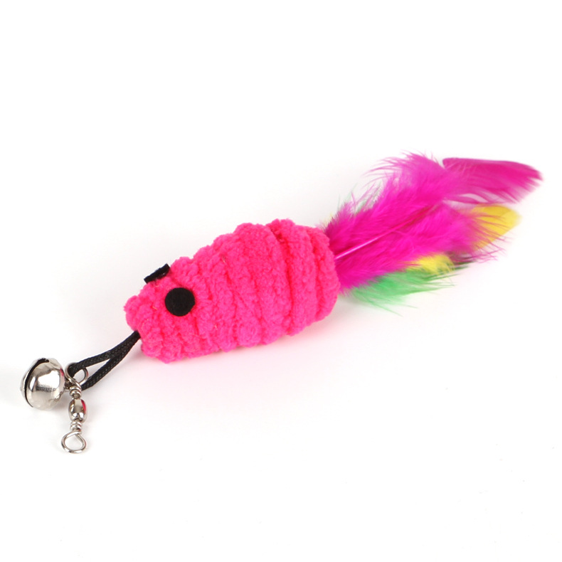 Z多款亚马逊猫咪解闷动物造型逗猫棒替换头猫玩具宠物用品批发详情12