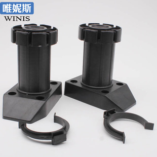 10cm black cabinet feet, high-end ABS kitchen cabinet skirting board, 10cm kitchen water deflector, adjustable plastic cabinet feet pic 11