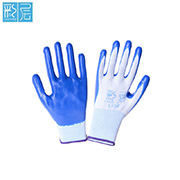 进口红纱黑胶十三针尼龙起皱透气耐油防滑防静电半挂劳保手套通用手套用品详情9