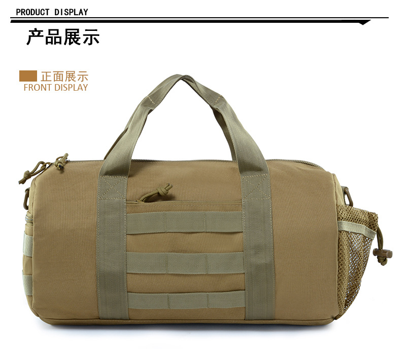 Yitu Mountaineering and Outdoor multi-functional travel Bag, Movement Crossbody Bag, Camping Camouflage bucket Bag, Military Fan Tactical Bag pic 9