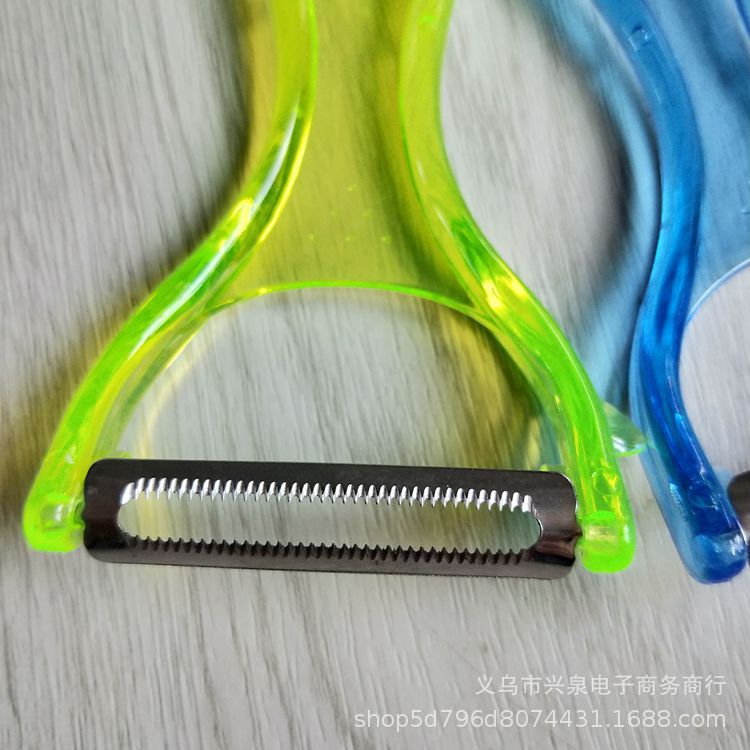 【 Zone 2-10 】 Crystal peeler 10 per bundle 2000 per box, one-yuan crystal peeler, plastic fruit and vegetable peeler, colored transparent peeler pic 3