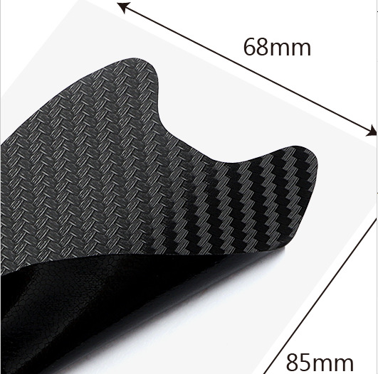 Cross-border EBAY handle stickers for car door handles, car stickers, protective films, carbon fiber wrist car stickers, 4 pieces pic 4