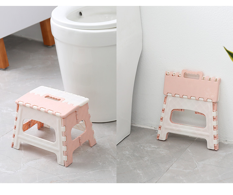 加厚塑料凳子 露营折叠凳 便携式提手凳子 小凳子手提凳150kg详情14