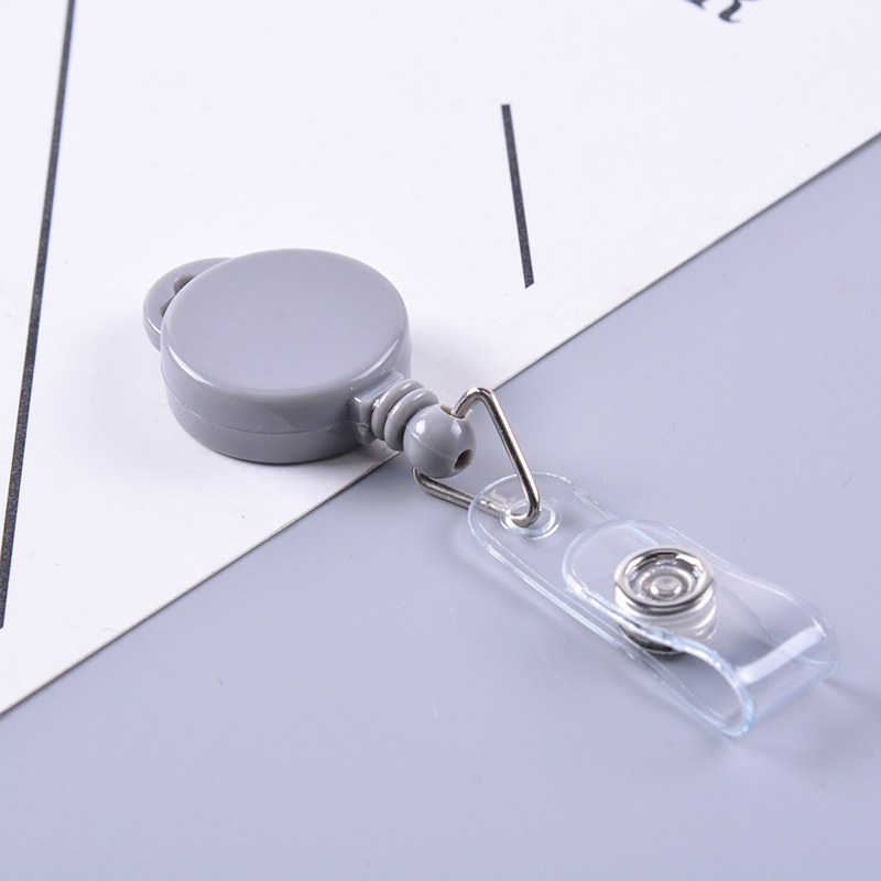 2.5cm small round pull-up buckle, metal pull-up buckle, ID card buckle, telescopic cartoon pull-up buckle, pull-down buckle, available in fixed color pic 11