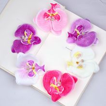 仿真花杆三头玫瑰塑料假花枝31厘米办公文化园艺配件批发详情1