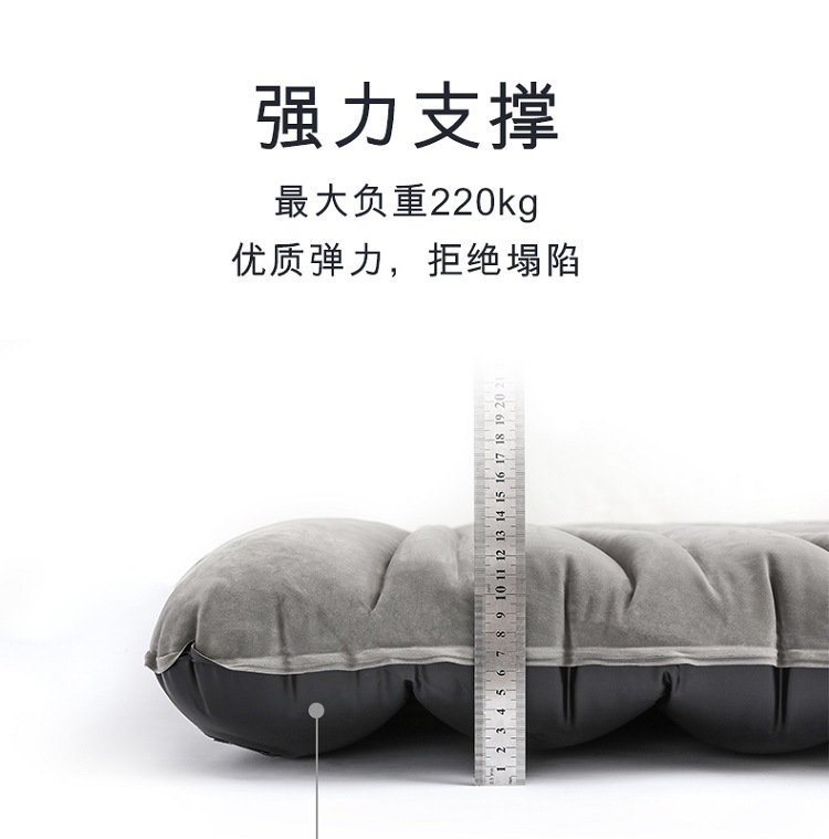 Xanoduji inflatable bed, home double air cushion bed sheet, person inflatable mattress, thickened portable air cushion bed, simple and easy pic 8