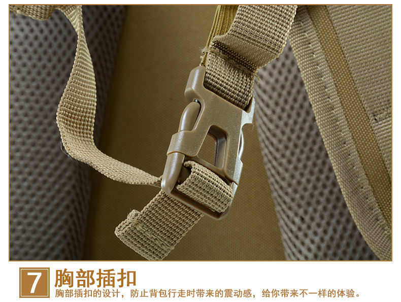 Yitu Leisure Travel Waterproof Camouflage Backpack for Men, large-capacity sports outdoor Tactical Badminton backpack pic 21