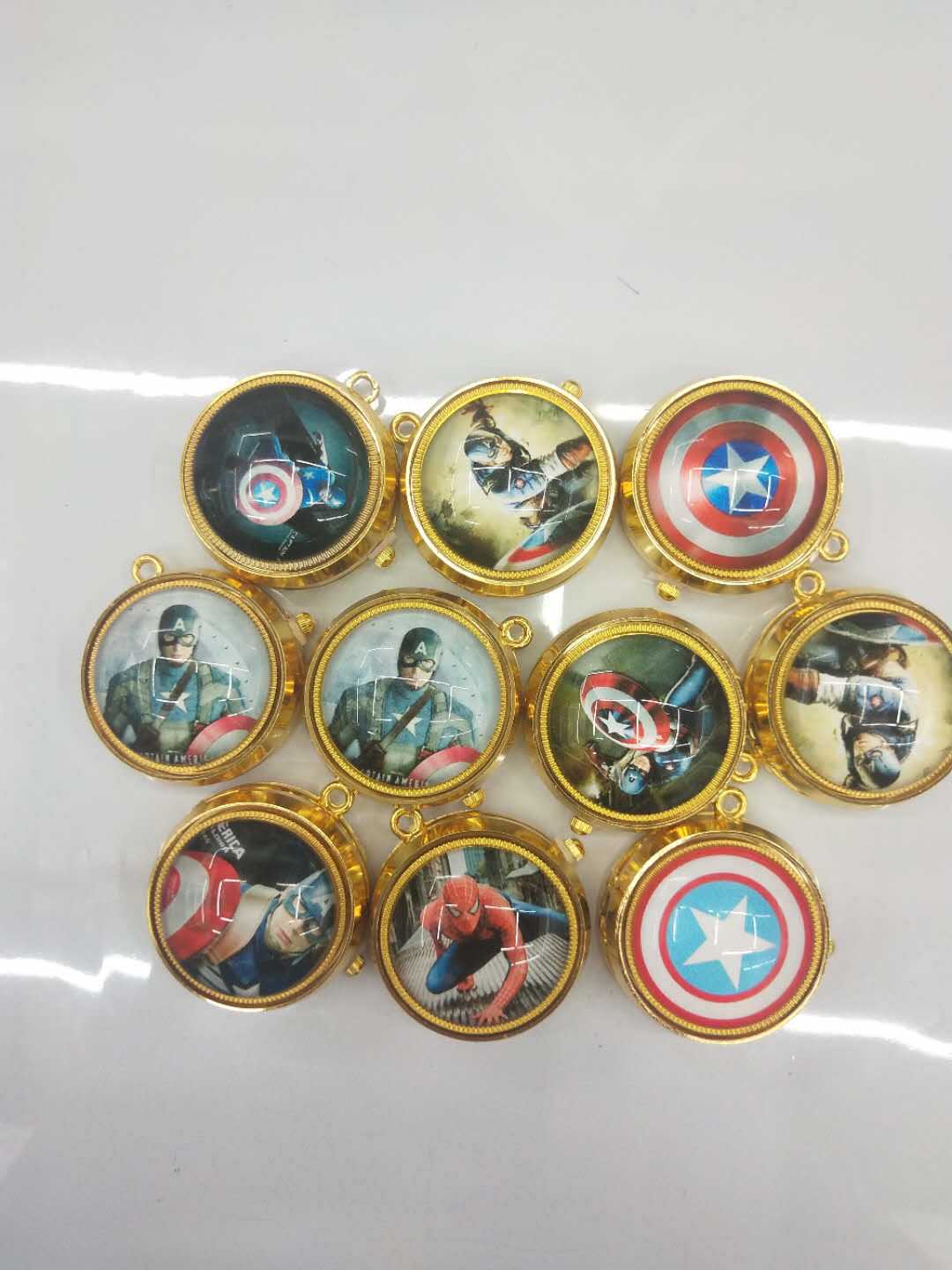 Wholesale of golden rotating anime cartoon wall watch gyroscope rotating pocket watch pic 13