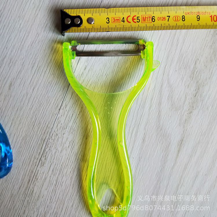 【 Zone 2-10 】 Crystal peeler 10 per bundle 2000 per box, one-yuan crystal peeler, plastic fruit and vegetable peeler, colored transparent peeler pic 6