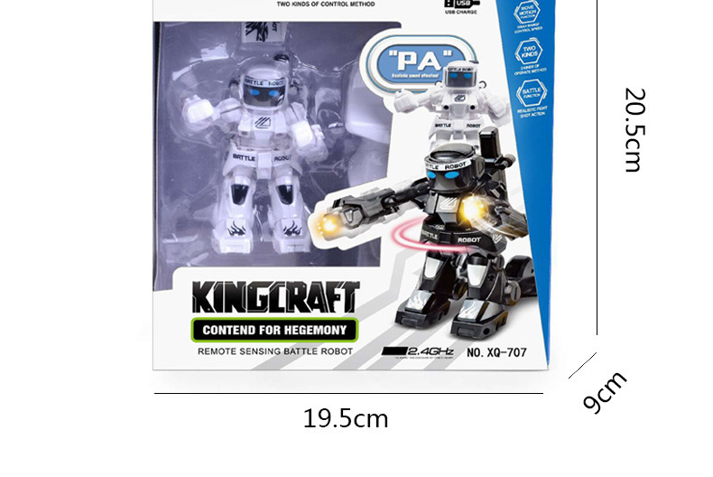 777-615 Remote Control Fighting Robot Two-person competitive model toy Cross-border intelligent fighting battle robot pic 2