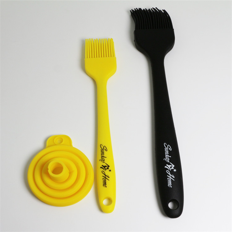 一体式硅胶油刷硅胶刷烧烤刷子烘焙刷子不粘锅抹油毛刷子厨房工具详情7