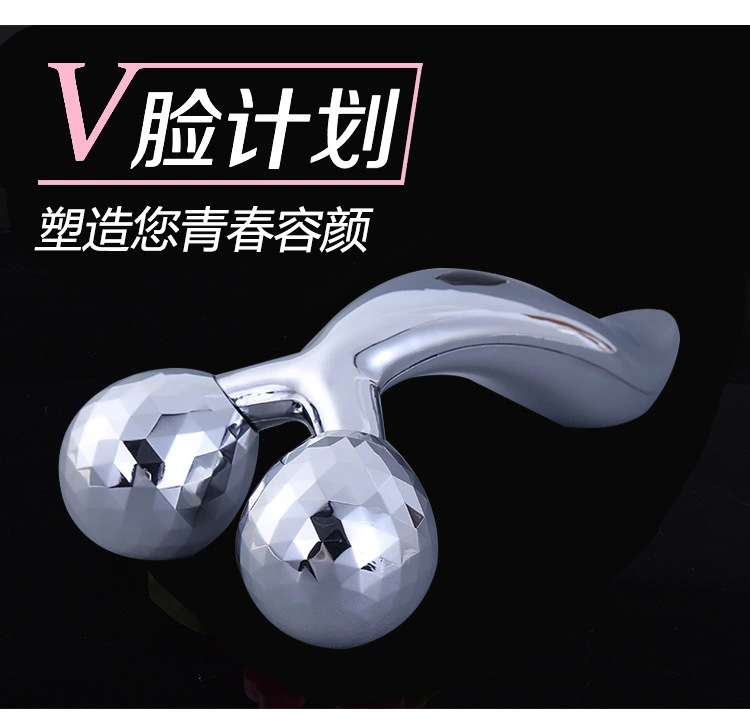 Cross-border 3D slimming face massage device, roller beauty machine, facial lifting and firming, full-body V-face massage magic tool, introduction device pic 5