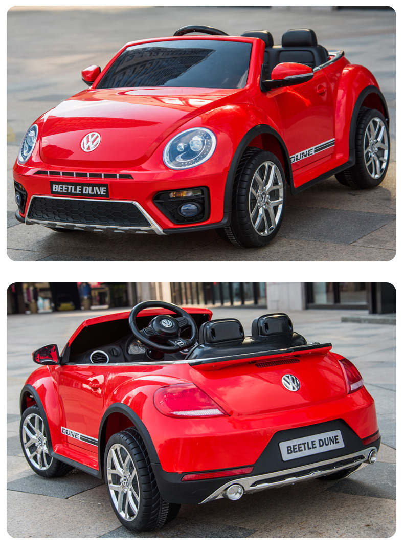 甲壳虫儿童四轮电动车可坐人遥控童车宝宝玩具车适合1-3岁男女孩母婴用品详情13