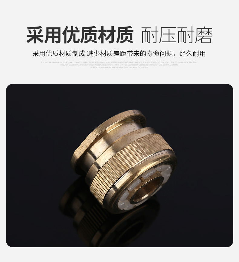 厂家供应铜新款标准接4分内牙水管接头量大从优详情4