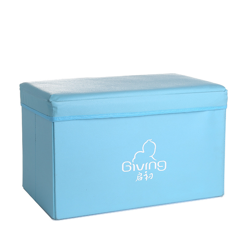 Wholesale of large-capacity household storage boxes, underwear storage boxes, shoe-changing storage stools, and fabric home goods organization boxes pic 9