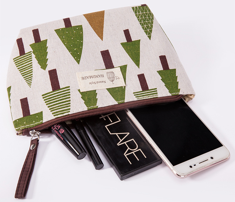 多功能帆布卡包钥匙包手机包洗漱包 布艺拉链零钱包化妆品收纳包详情4