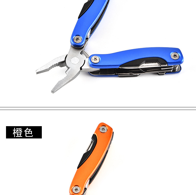 户外折叠多功能工具钳野营求生组合刀便携五金多用途刀钳实用工具详情14
