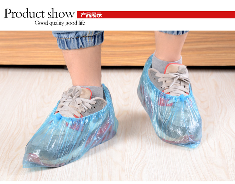 家用室内一次性鞋套 塑料加厚男女脚套雨天防水套防雨鞋套详情4