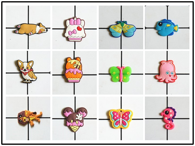 独角兽DIY手工饰品挂件可爱卡通动物配件pvc软胶汽车钥匙扣配件详情6