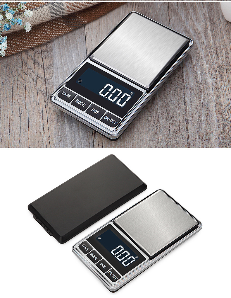 Portable mini 0.1g gram scale, precision counting balance, jewelry scale, gold, medicinal materials, jewelry electronic scale, 0.01g pic 14