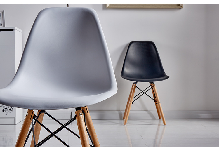 Eames chairs, dining chairs, home chairs, computer desks and chairs, plastic backrest chairs, modern, simple and creative office chairs, negotiation chairs pic 9