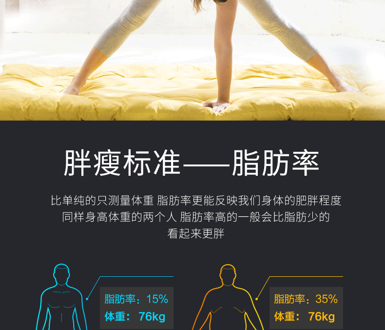 Body fat scale, weight, wholesale health scale, Bluetooth fat, body fat scale, custom logo manufacturer, one-piece consignment pic 4