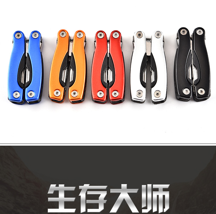 户外折叠多功能工具钳野营求生组合刀便携五金多用途刀钳实用工具详情17