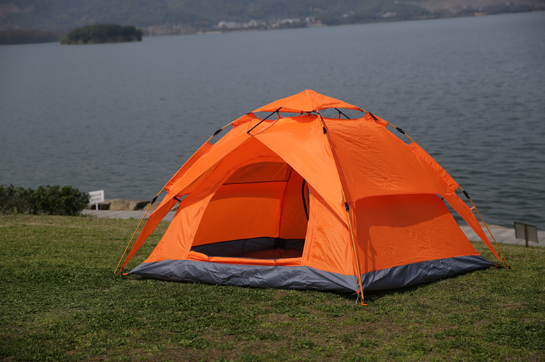 寻路客户外野营帐篷沙滩露营双层自动帐篷便携式速开双人旅行帐篷详情12