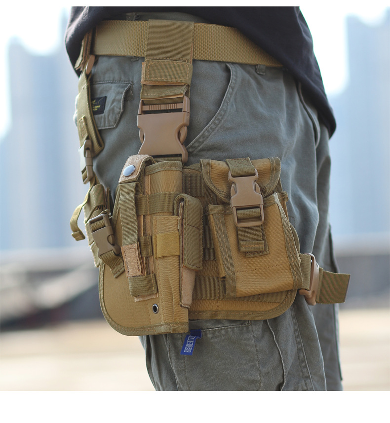 Escape way outdoor CS camuflaje combo shooter funda protectora tornado leggings cargador funda de bolsa funda táctica quick draw pic 5