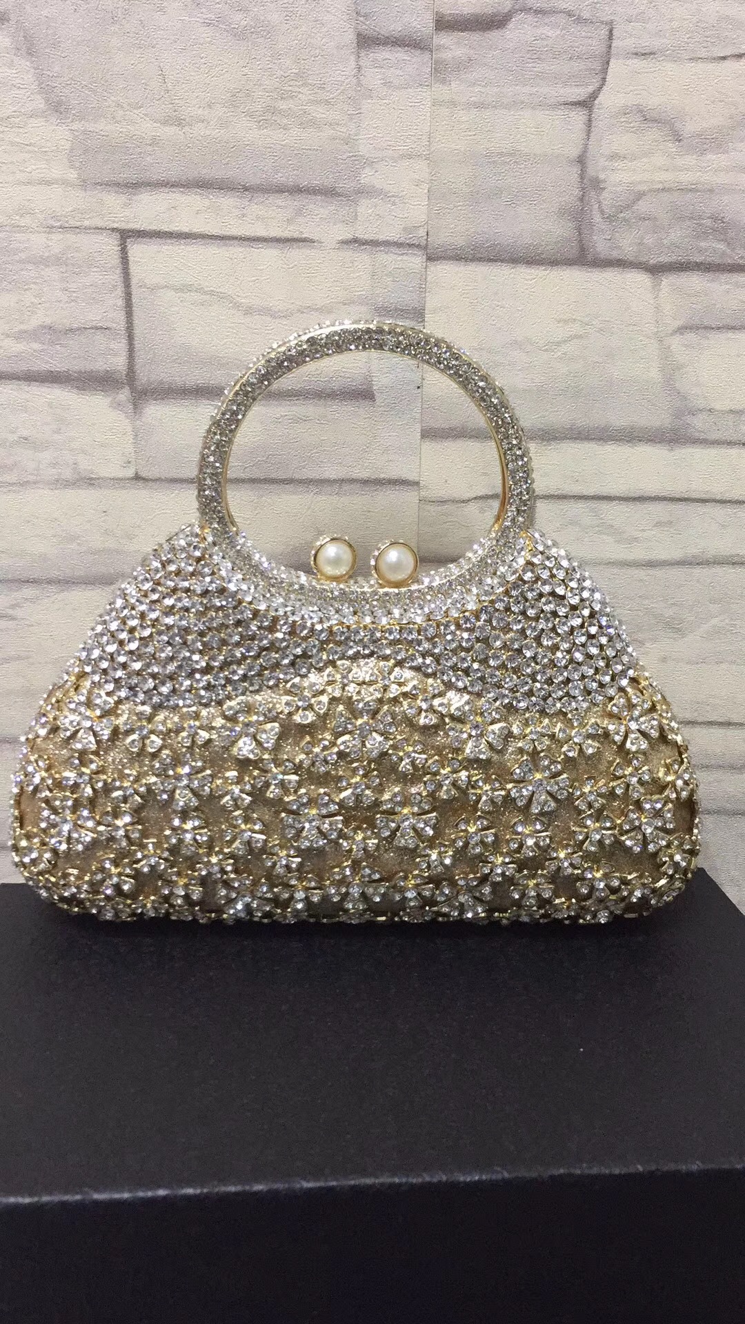 BL086 AliExpress Water Diamond Bag, Perforated Metal diamond-encrusted Dinner Bag, Full Diamond handbag for Foreign Trade Ladies, Banquet Bag pic 40
