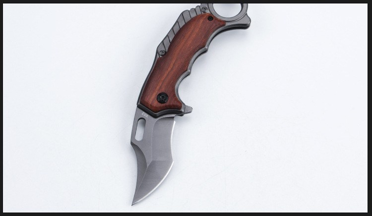 Upgraded outdoor folding knife X62 claw knife, camping self-defense portable small straight multi-functional claw knife, fruit knife pic 10